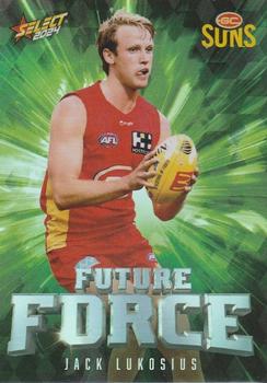 2024 Select AFL Footy Stars - Future Force Green #FFG44 Jack Lukosius Front